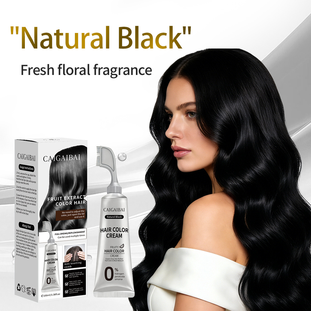 🔥 50% OFF TODAY |🪮 Gray Hair Cover Up Comb – No-Mess Instant Hair Color Touch-Up Tool