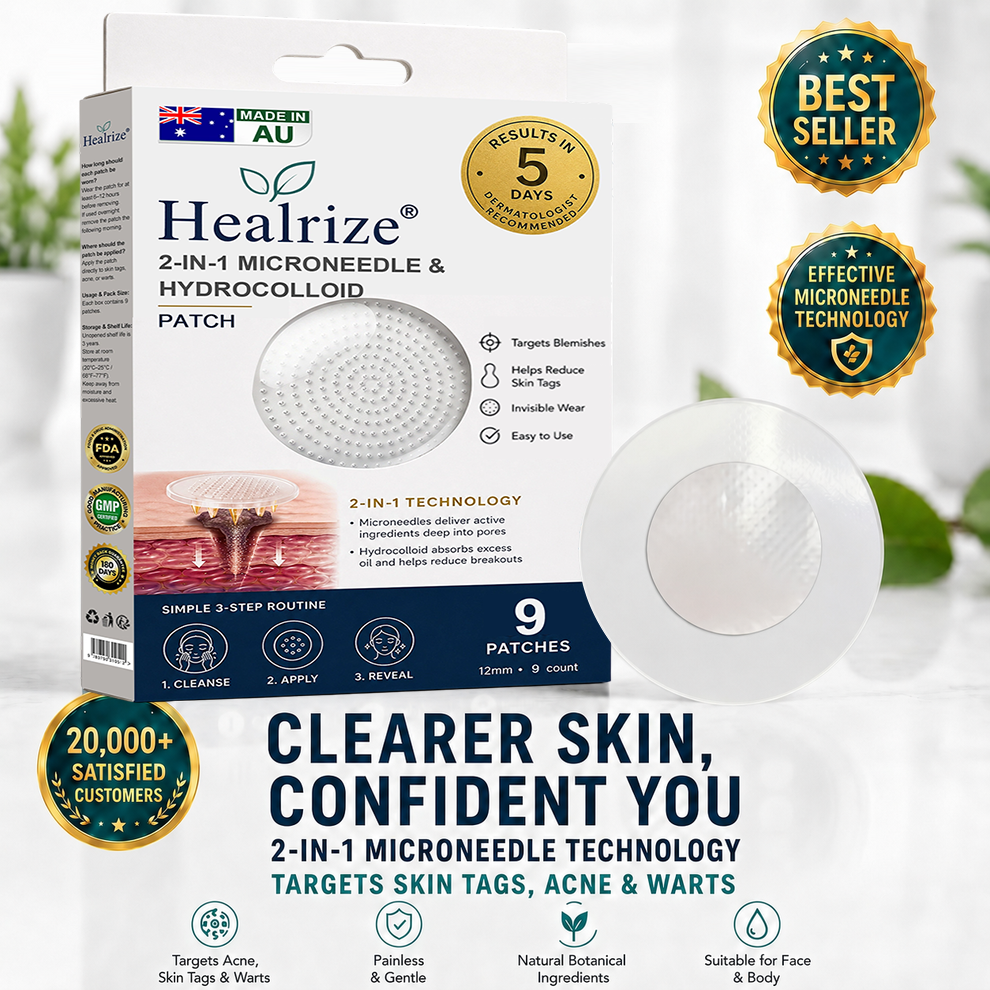 2-in-1 microneedle and hydrocolloid patch