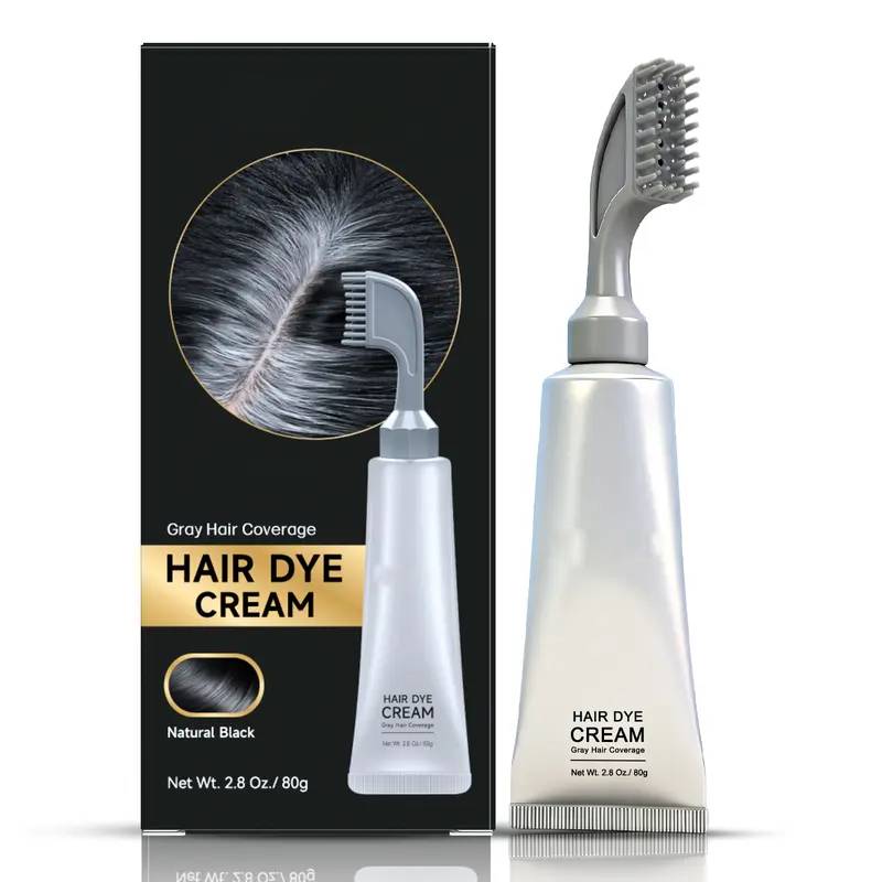 🔥 50% OFF TODAY |🪮 Gray Hair Cover Up Comb – No-Mess Instant Hair Color Touch-Up Tool