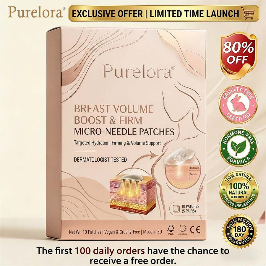 Purelora breast care micro-needle patches