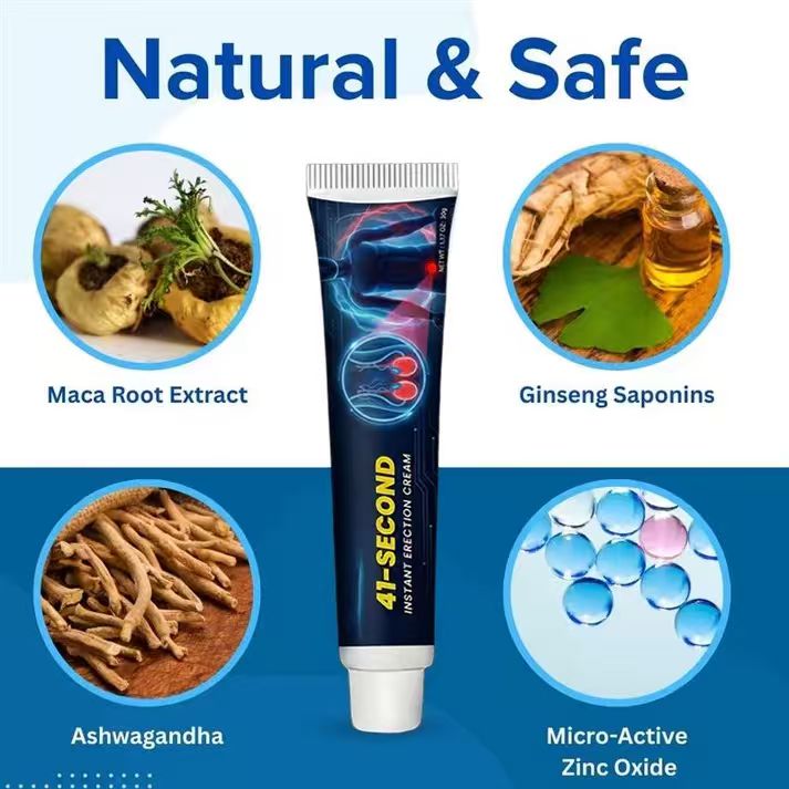 Maca root, ginseng, ashwagandha and zinc featured ingredients