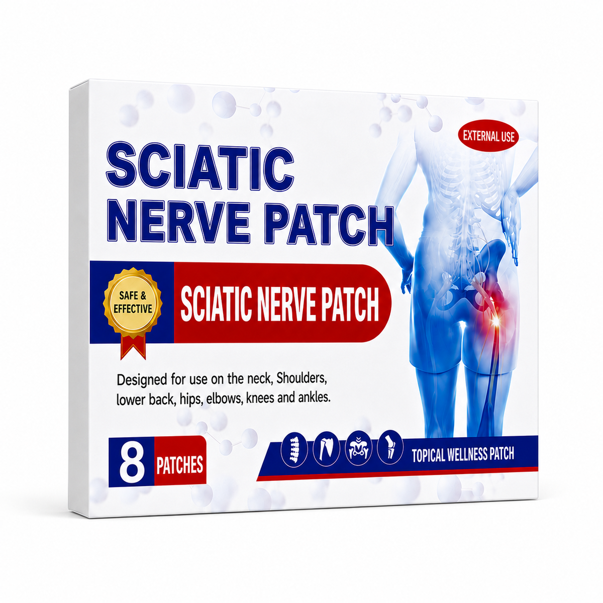Sciatic Nerve Patch product box