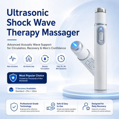 ⚡ Advanced Acoustic Wave Therapy Device | Men’s Wellness & Performance Support Technology