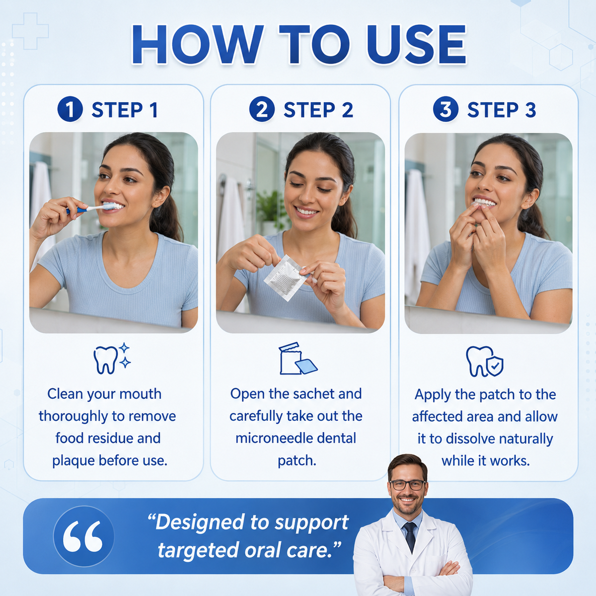 How to use Orvyla oral strips