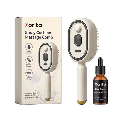 👑 Premium Quality, Better Price-Electric Spray Air Cushion Massage Comb
